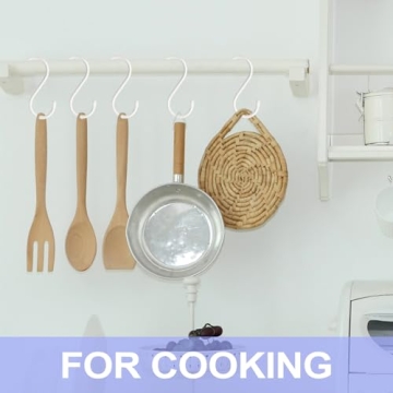 Durable S Hooks for Organizing Plants, Clothes, and More