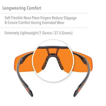 Honeywell UVEX Protege BLK SCT Orange S4204X