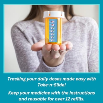 Take-n-Slide Medication Tracker for Seamless Dosing