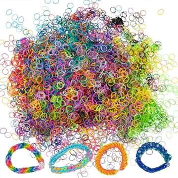 Loom Rubber Bands Refill Kit 4800 pc - DIY Gift for Kids