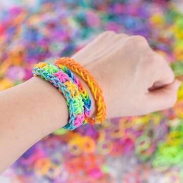 Loom Rubber Bands Refill Kit 4800 pc - DIY Gift for Kids