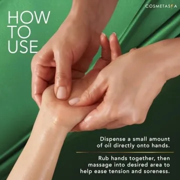 Cosmetasa Massage Oil for Sore Muscles with Roller Ball