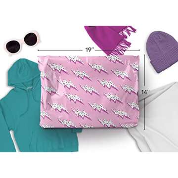 Shipping Bags Poly Mailers 14x19 – 100 Waterproof, Tear-Resistant Poly Bags for Shipping – Cute ...