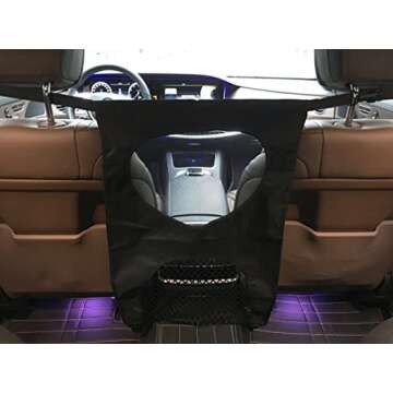 Lifepul Pet Barrier Net: Car Backseat Mesh for Pets Safety in Travel