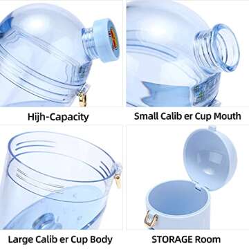 Unique Creative Heart-Shaped Water Bottle 330ML