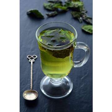 Peppermint Tea 1LB (16Oz) 100% CERTIFIED Organic Peppermint Loose Leaf (Whole Leaf) Leaf Peppermint Herbal Tea (Mentha piperita), Bulk 1 lb. stand-up BPA-free Bulk Resealable Bags from U.S. Wellness