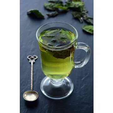 Peppermint Tea 1LB (16Oz) 100% CERTIFIED Organic Peppermint Loose Leaf (Whole Leaf) Leaf Peppermint Herbal Tea (Mentha piperita), Bulk 1 lb. stand-up BPA-free Bulk Resealable Bags from U.S. Wellness