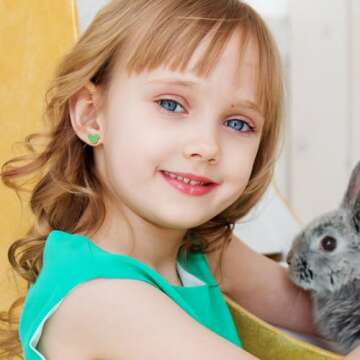 Colorful Mickey Mouse Hypoallergenic Stud Earrings for All