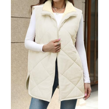Zeagoo Reversible Puffer Vest for Women - Stylish Warmth