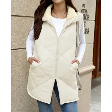 Zeagoo Reversible Puffer Vest for Women - Stylish Warmth
