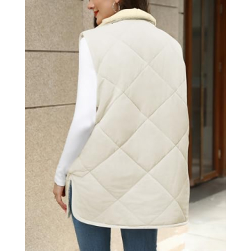Zeagoo Reversible Puffer Vest for Women - Stylish Warmth