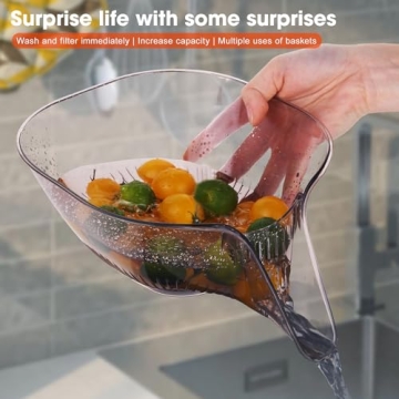 Multifunctional Drain Basket for Easy Kitchen Prep