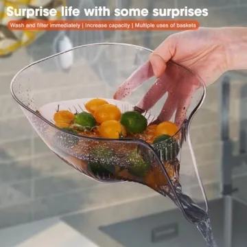 Multifunctional Drain Basket for Easy Kitchen Prep