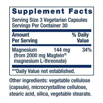 Life Extension Neuro-mag Magnesium L-threonate, 90 Count (Pack of 2)