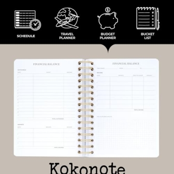 Kokonote 2024-2025 Academic Planner with Stickers
