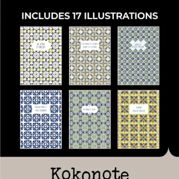 Kokonote 2024-2025 Academic Planner with Stickers