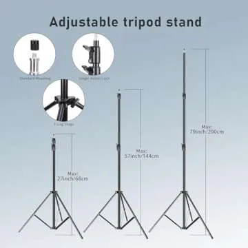 Aqirui Softbox Lighting Kit Photography Studio Light with 2 x 85W 5500K E27 Bulbs 2 x 20"x 28" Reflector Photo Equipment for YouTube Filming Product Portraits and Video