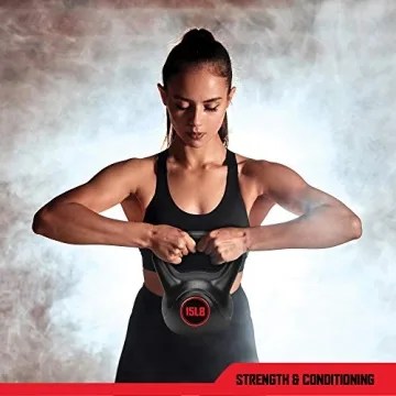 15 lb RBX Cement Kettlebell - Shock-Proof for Home Workouts