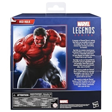 Marvel Legends Red Hulk 6 Inch Action Figure - Captivating Collectible