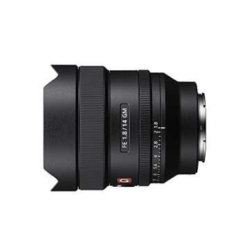 Sony FE 14mm F1.8 GM Full-Frame Large-Aperture Wide Angle Prime G Master Lens Black