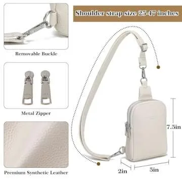 INICAT 2-IN-1 Crossbody Sling Bags for Women