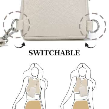 INICAT 2-IN-1 Crossbody Sling Bags for Women
