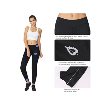 Baleaf Women's Padded Bike Pants for Cold Weather Cycling