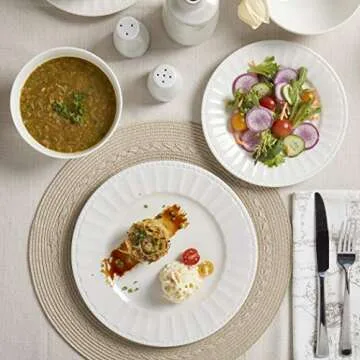 TTU Tabletops Gallery 12 Piece Dinnerware Set - Durable & Stylish