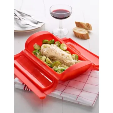 Lekue Steam Case for Quick Healthy Cooking for 1-2