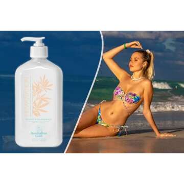 Hemp Nation SEA Salt & Sandalwood (18 fl. oz / 535 mL), Moisturizing Tan Extender with Hemp Seed Oil