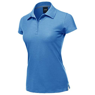 Casual 4-Button Junior-Fit PK Ring Spun Cotton Pique Polo Shirt Costal Blue S
