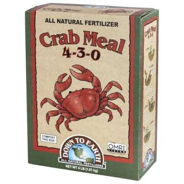 Down to Earth Crab Meal Natural Fertilizer 4-3-0 4lb