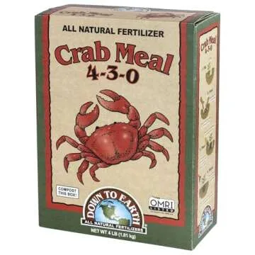 Down to Earth Crab Meal Natural Fertilizer 4-3-0 4lb