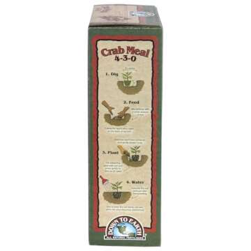 Down to Earth Crab Meal Natural Fertilizer 4-3-0 4lb