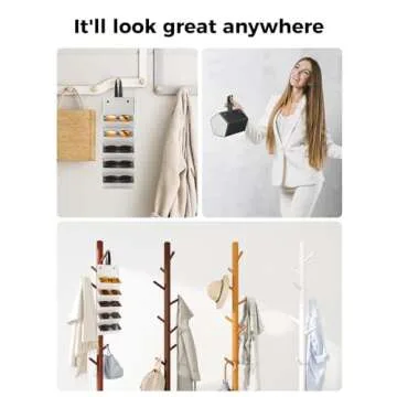 Simplelement Travel Sunglasses Organizer, Sunglass Travel Case for Multiple Pairs, Portable Glasses Travel Case Organizer