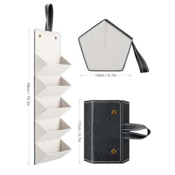 Simplelement Travel Sunglasses Organizer, Sunglass Travel Case for Multiple Pairs, Portable Glasses Travel Case Organizer