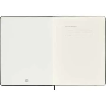 Moleskine Classic Notebook, Hard Cover, XL (7.5" x 9.5") Ruled/Lined, Black, 192 Pages
