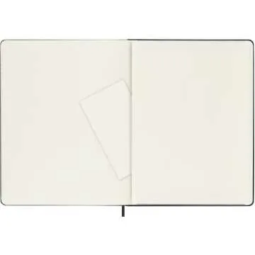 Moleskine Classic Notebook, Hard Cover, XL (7.5" x 9.5") Ruled/Lined, Black, 192 Pages