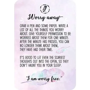 Sleep Tight Cards – 45 Meditation and Mindfulness Cards - Calm Down and Relax & Relief Stress and Anxiety - Self Care, Therapy & Counseling Tool