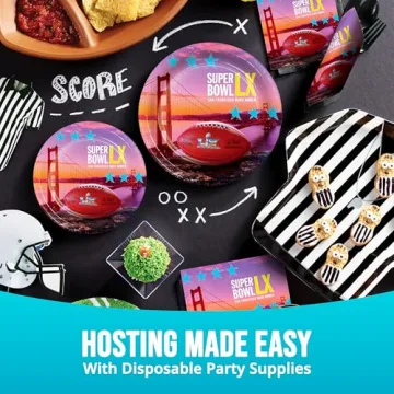 Trendware NFL Super Bowl LX 2026 20 oz Disposable Cups