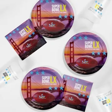 Trendware NFL Super Bowl LX 2026 20 oz Disposable Cups