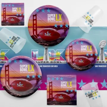 Trendware NFL Super Bowl LX 2026 20 oz Disposable Cups
