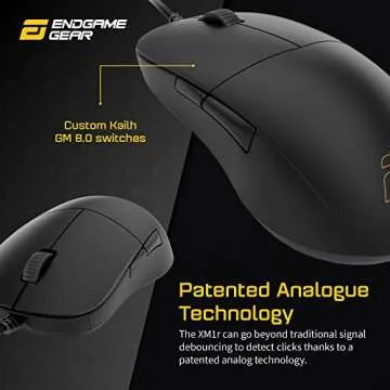 ENDGAME GEAR XM1r Gaming Mouse with High DPI and Comfort