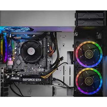 Skytech Shiva Gaming PC Desktop - AMD Ryzen 5 2600, NVIDIA RTX 2060, 16GB DDR4, 500G SSD, RGB Fans