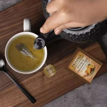 Twinings Honeybush, Mandarin, & Orange Herbal Tea Individually Wrapped Bags, 20 Count (Pack of 6), Naturally Caffeine-Free, Enjoy Hot or Iced | Packaging May Vary