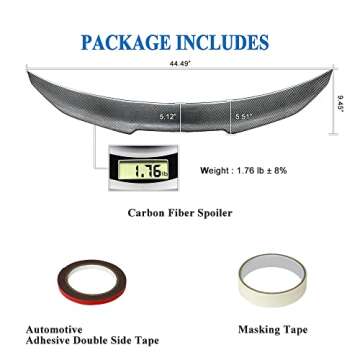 AeroBon Real Carbon Fiber Trunk Spoiler for BMW E92 Coupe