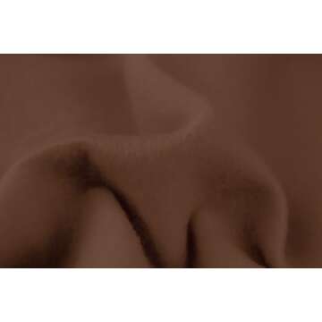 Lauweion Women Solid Basic Fleece Letter Loose Hoodie Sweatshirt Long Sleeve Kangaroo Pocket Drop Shoulder Pullovers Top (Large, Brown-2)