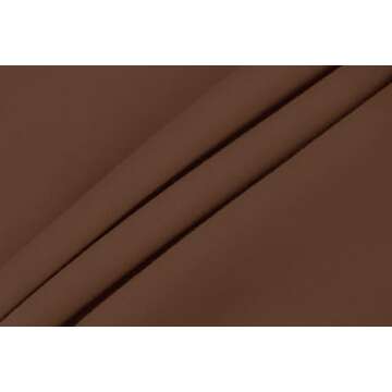 Lauweion Women Solid Basic Fleece Letter Loose Hoodie Sweatshirt Long Sleeve Kangaroo Pocket Drop Shoulder Pullovers Top (Large, Brown-2)