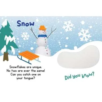 Weather - Children's Touch and Feel Board Book - Sensory Board Book