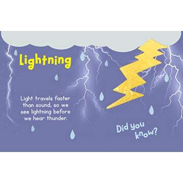 Weather - Children's Touch and Feel Board Book - Sensory Board Book